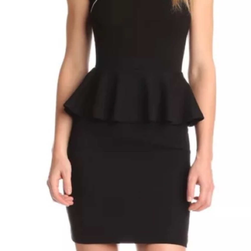 French Connection Peplum Midi Dress
